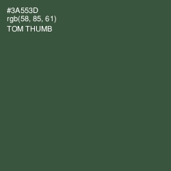 #3A553D - Tom Thumb Color Image